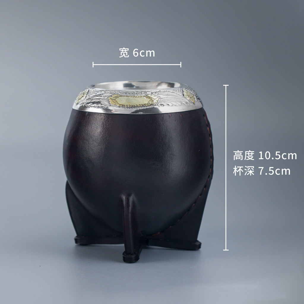 乌拉圭BRESCIANI金银杯#219 梅西同款马黛茶杯