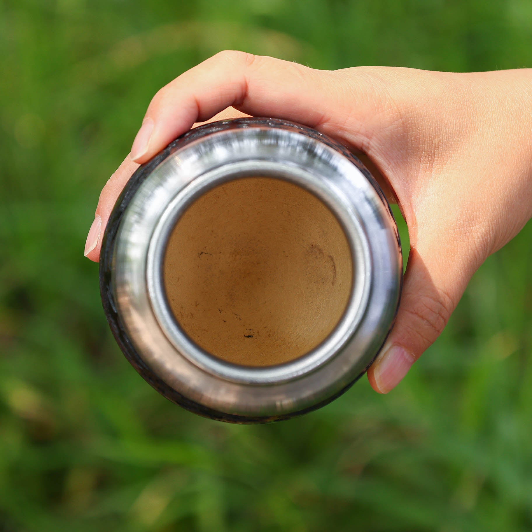 阿根廷全新马黛茶杯#88/（雕花葫芦杯）黑色