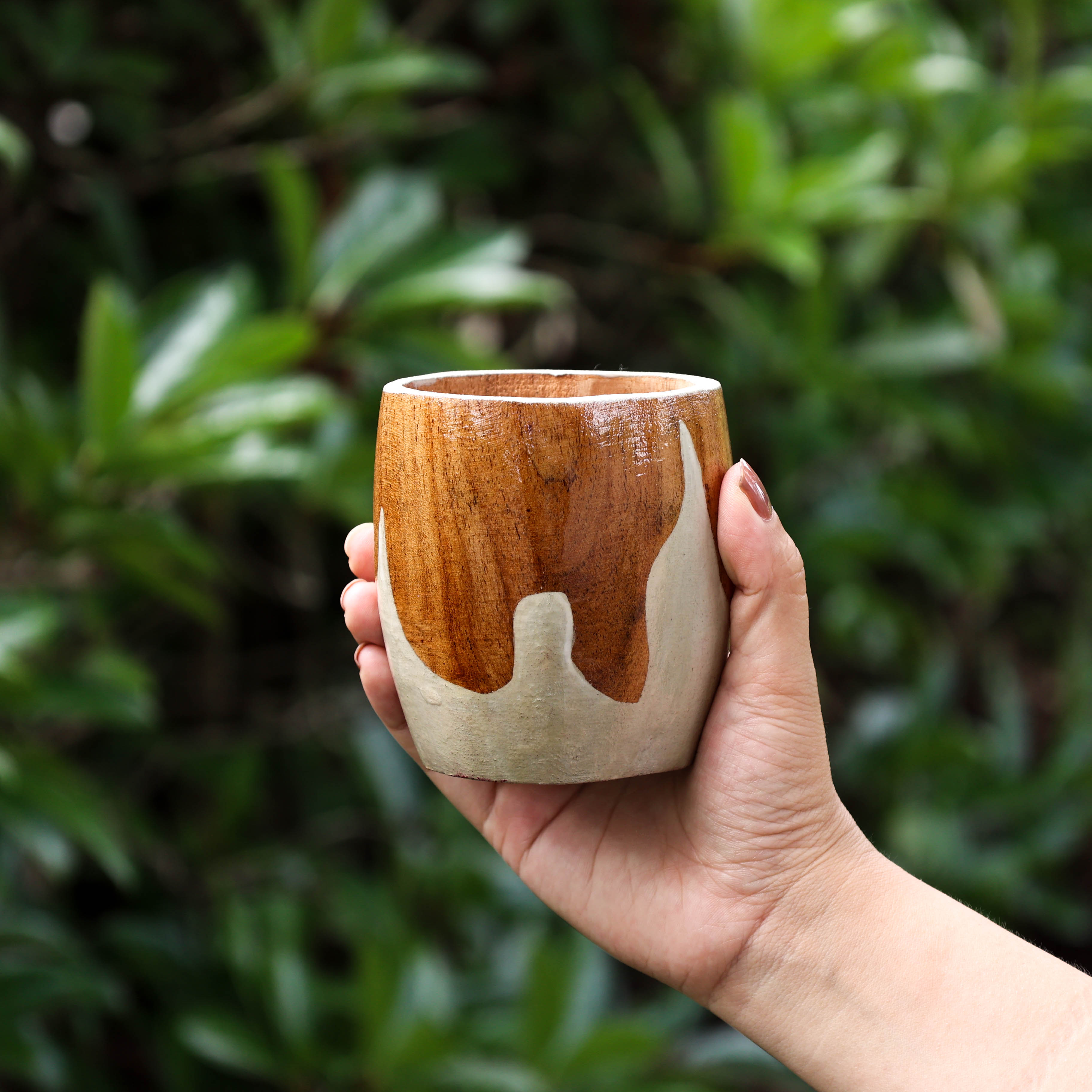 阿根廷王室款马黛茶杯  牧场风角豆木马黛茶杯#228