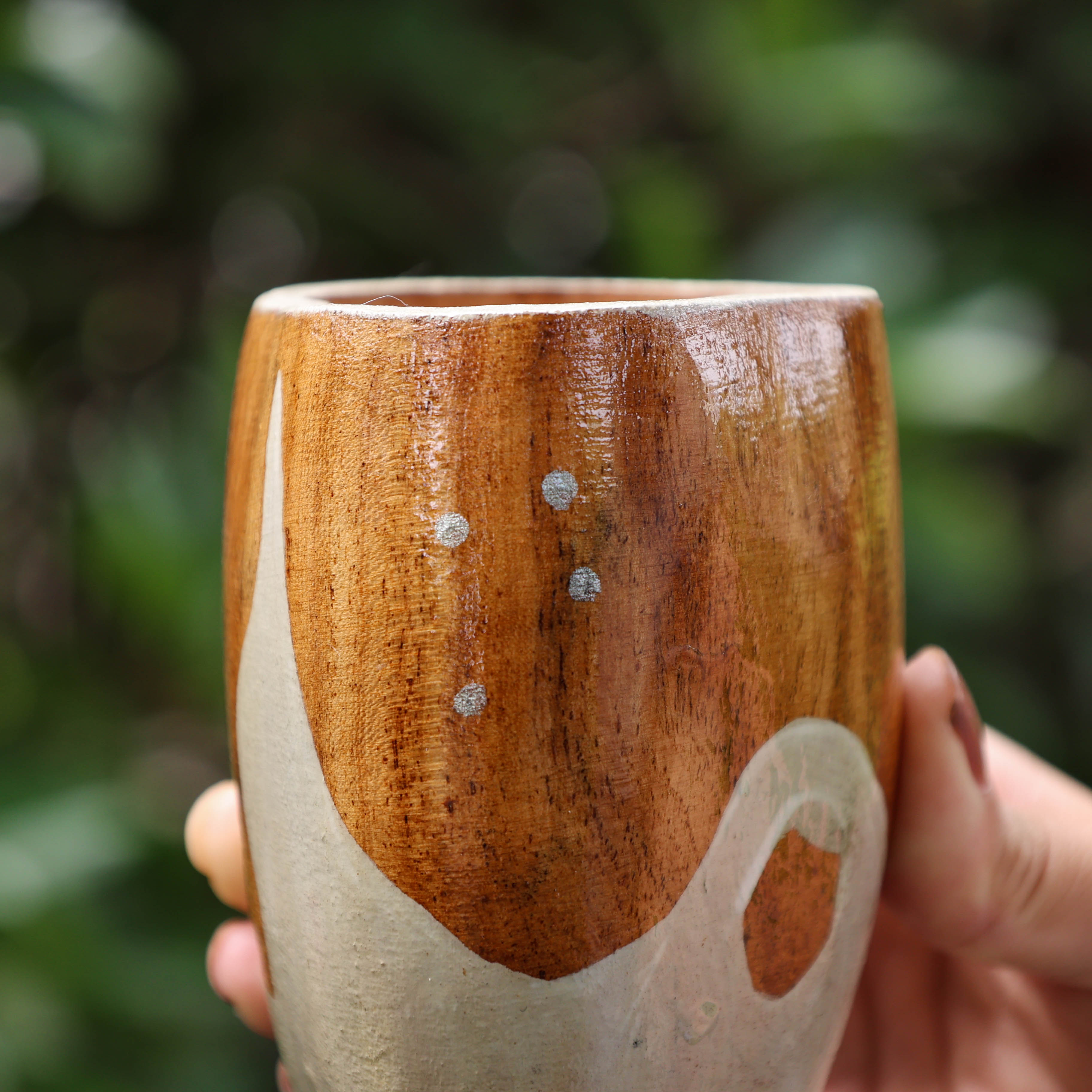 阿根廷王室款马黛茶杯  牧场风角豆木马黛茶杯#228