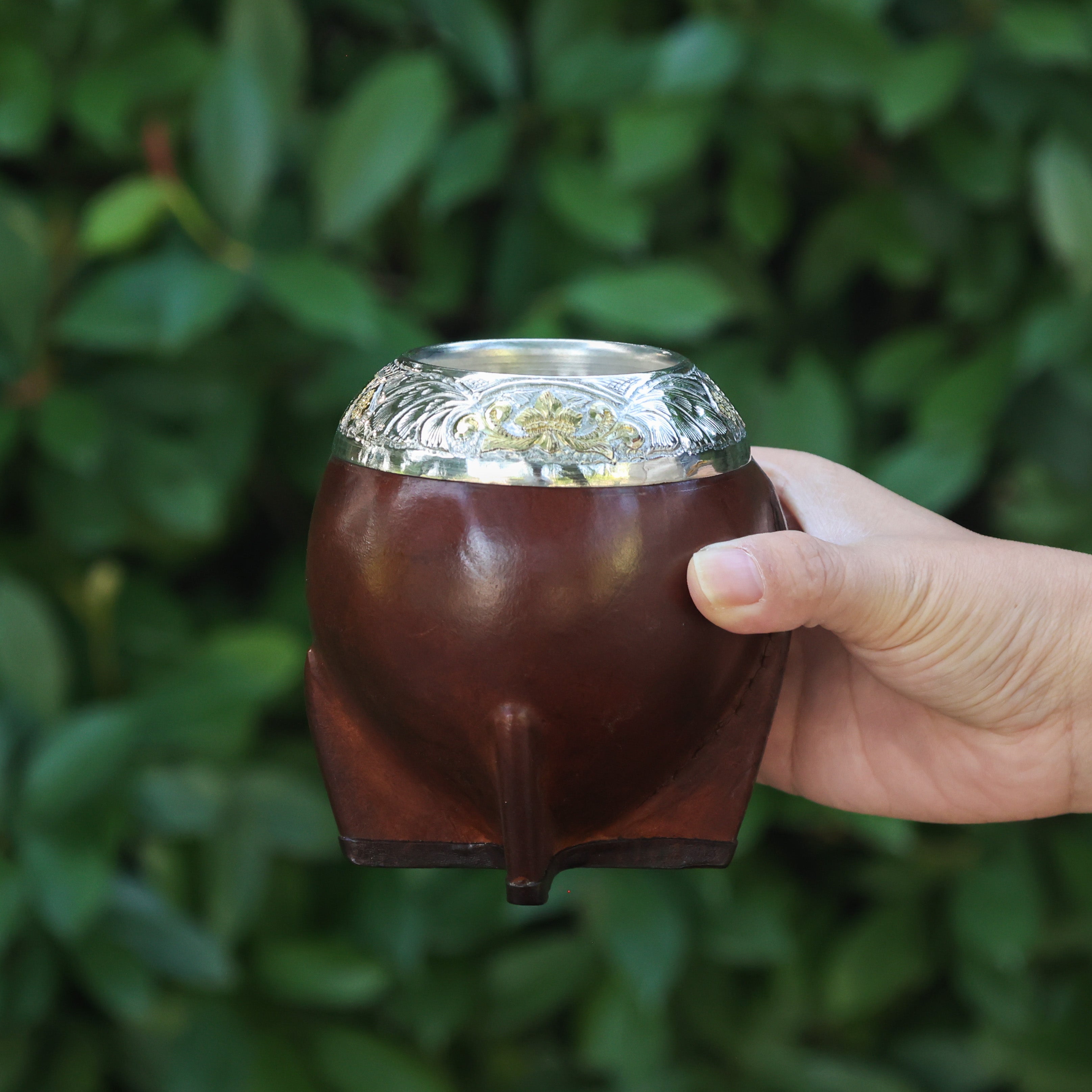 乌拉圭BRESCIANI金银杯#310MH 梅西同款马黛茶杯 鱼雷杯