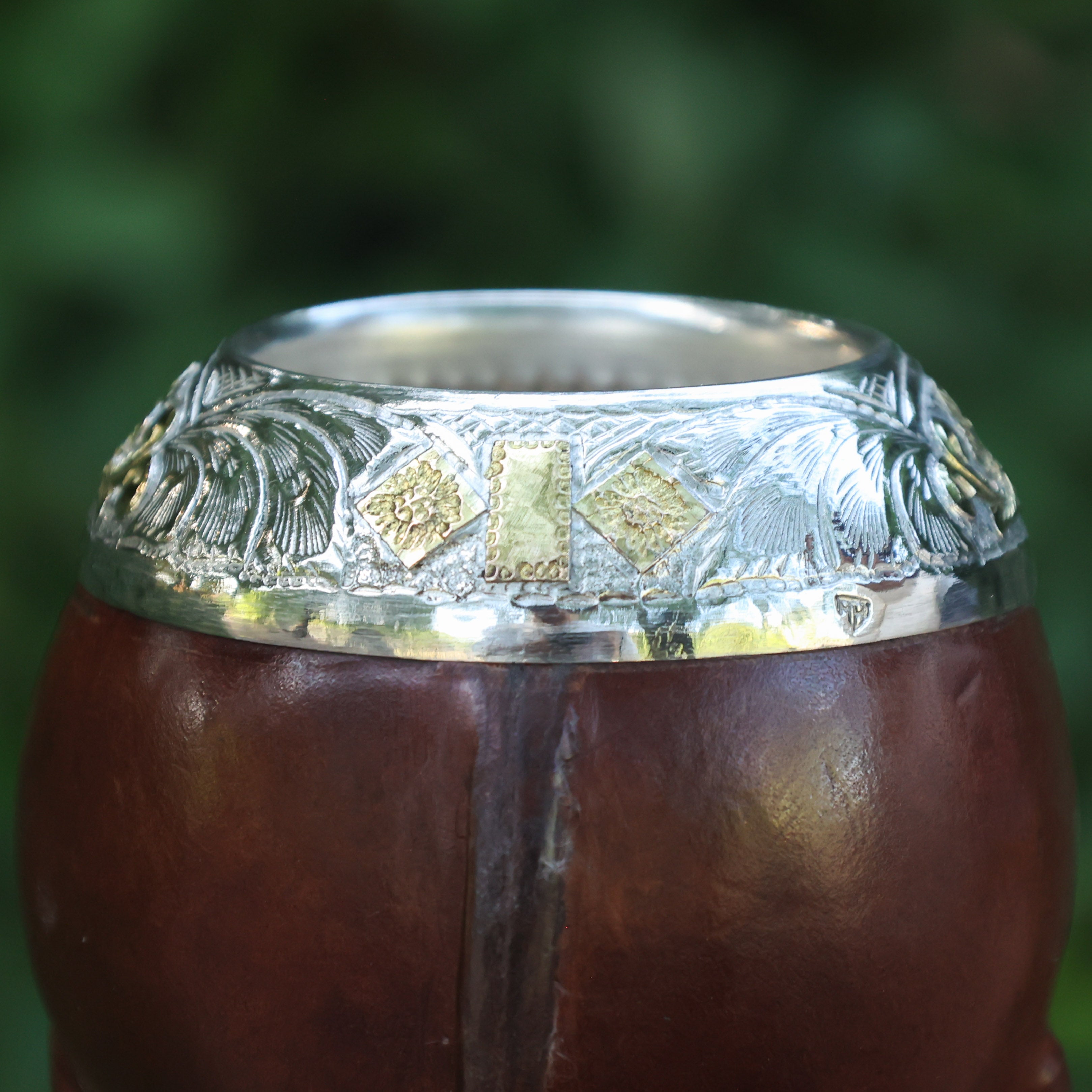 乌拉圭BRESCIANI金银杯#310MH 梅西同款马黛茶杯 鱼雷杯