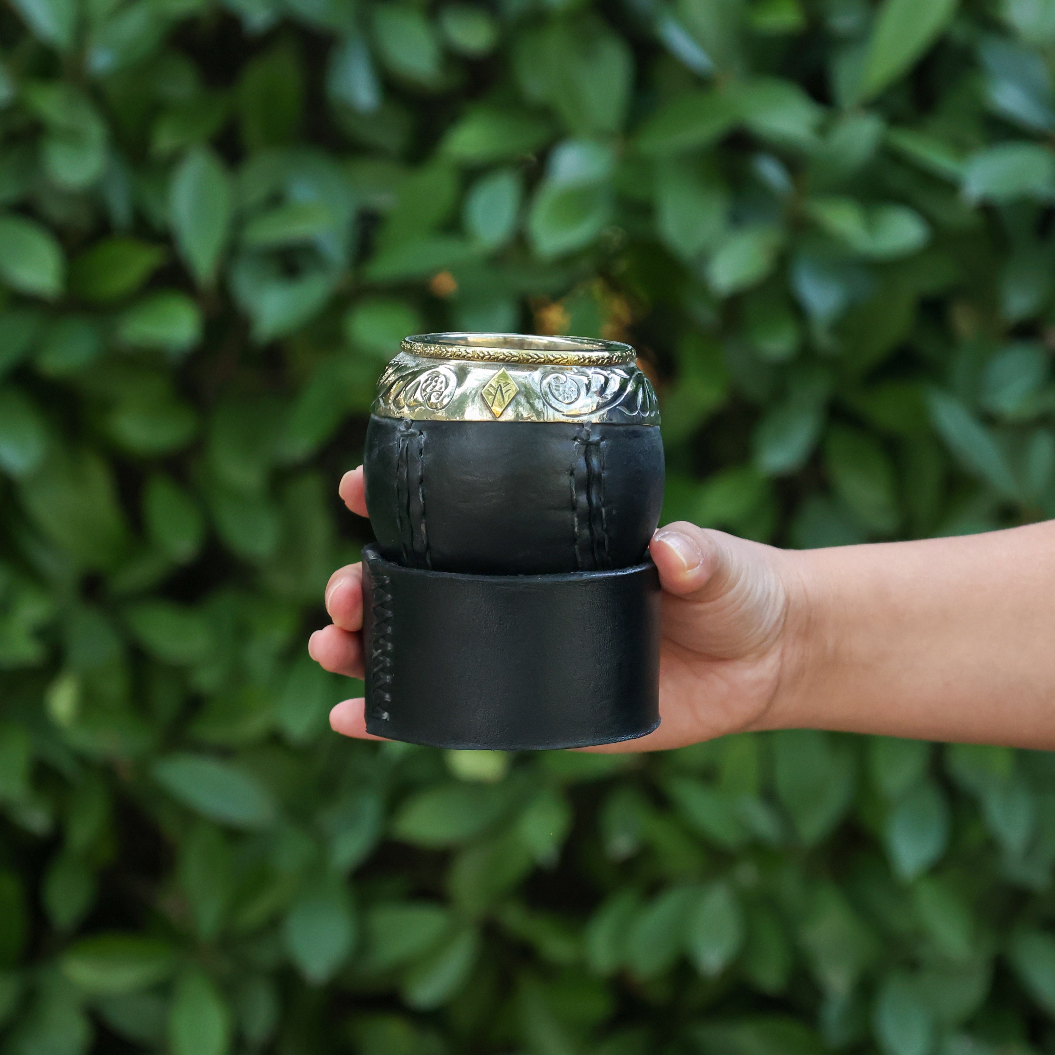 阿根廷全新马黛茶杯#81可旋转葫芦杯