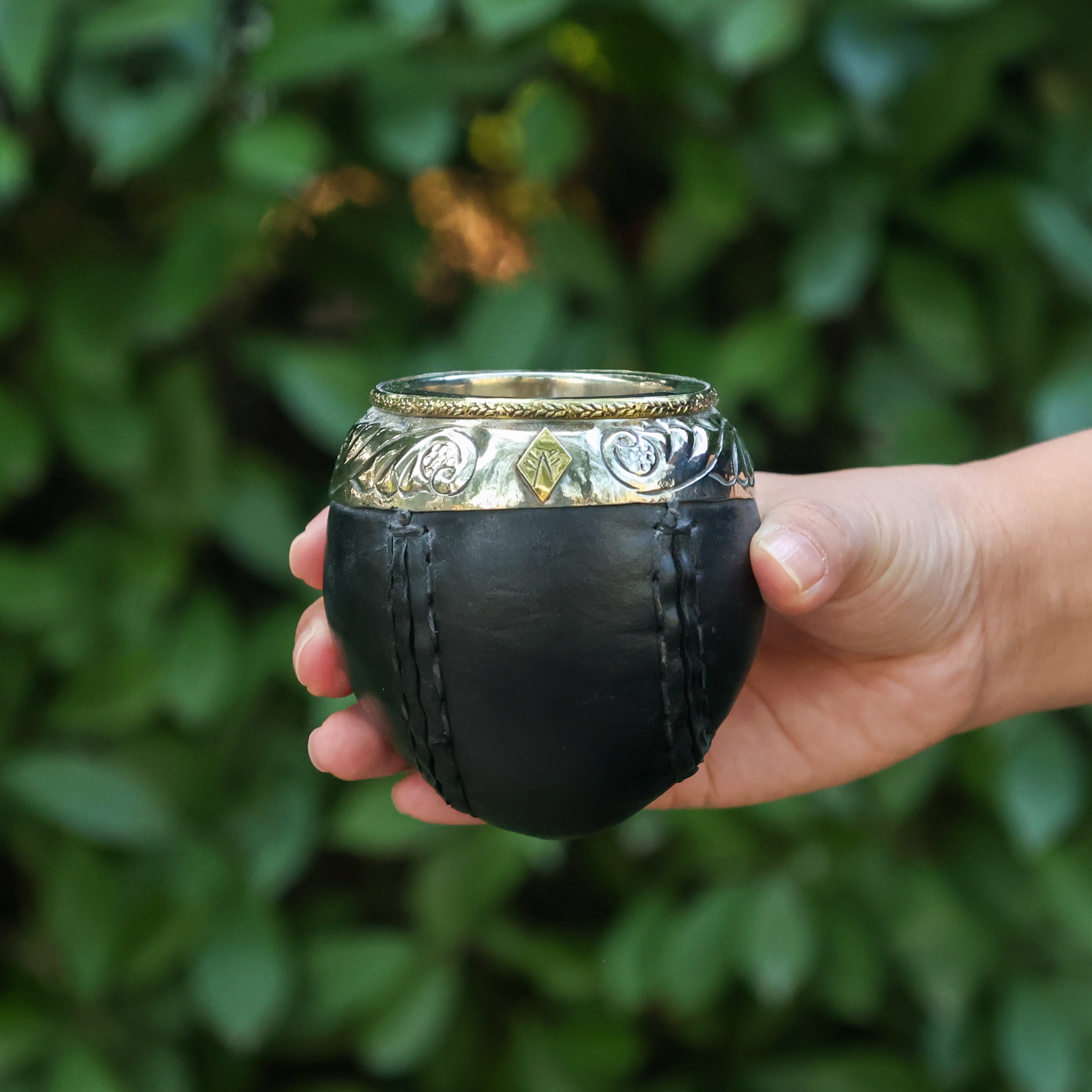 阿根廷全新马黛茶杯#81可旋转葫芦杯