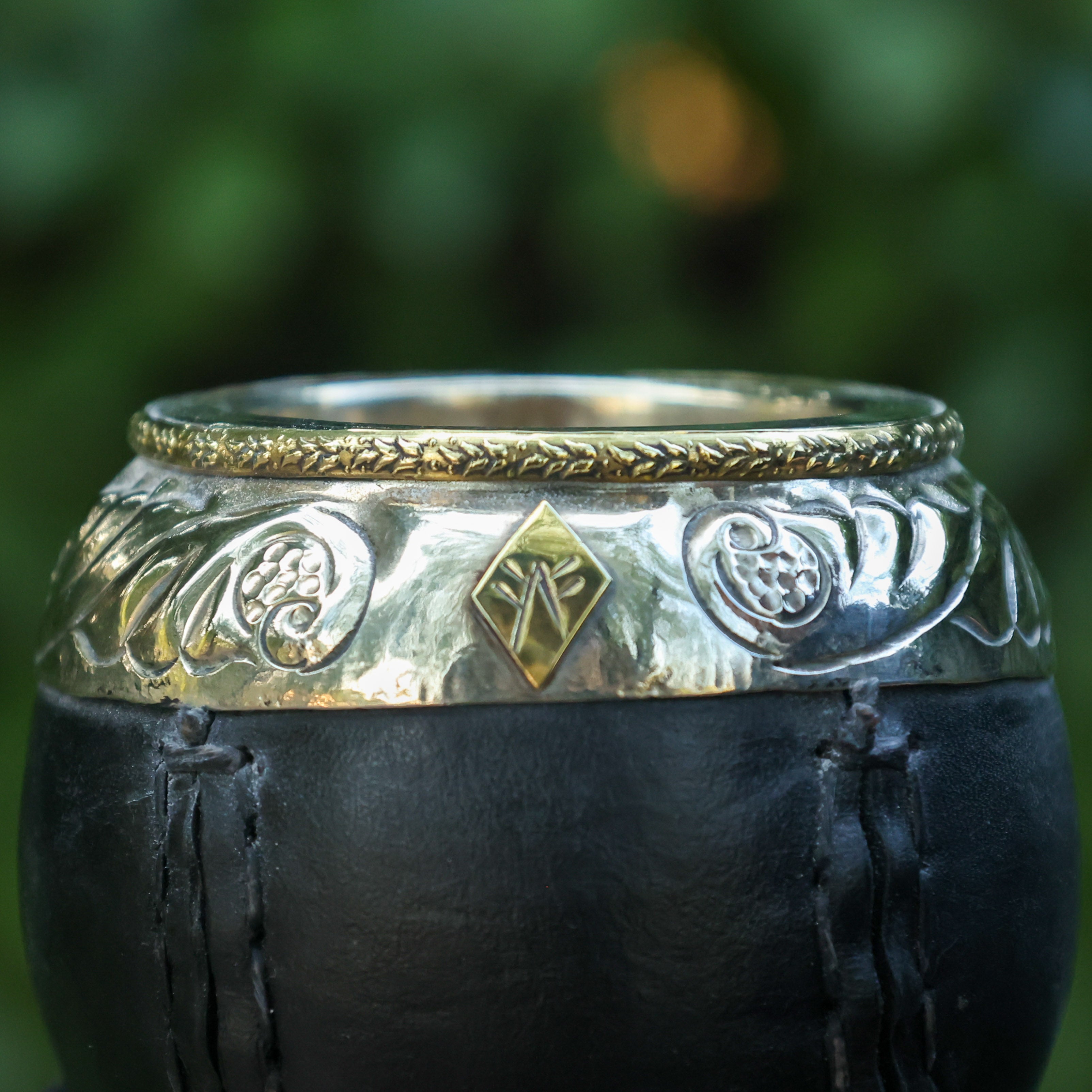 阿根廷全新马黛茶杯#81可旋转葫芦杯