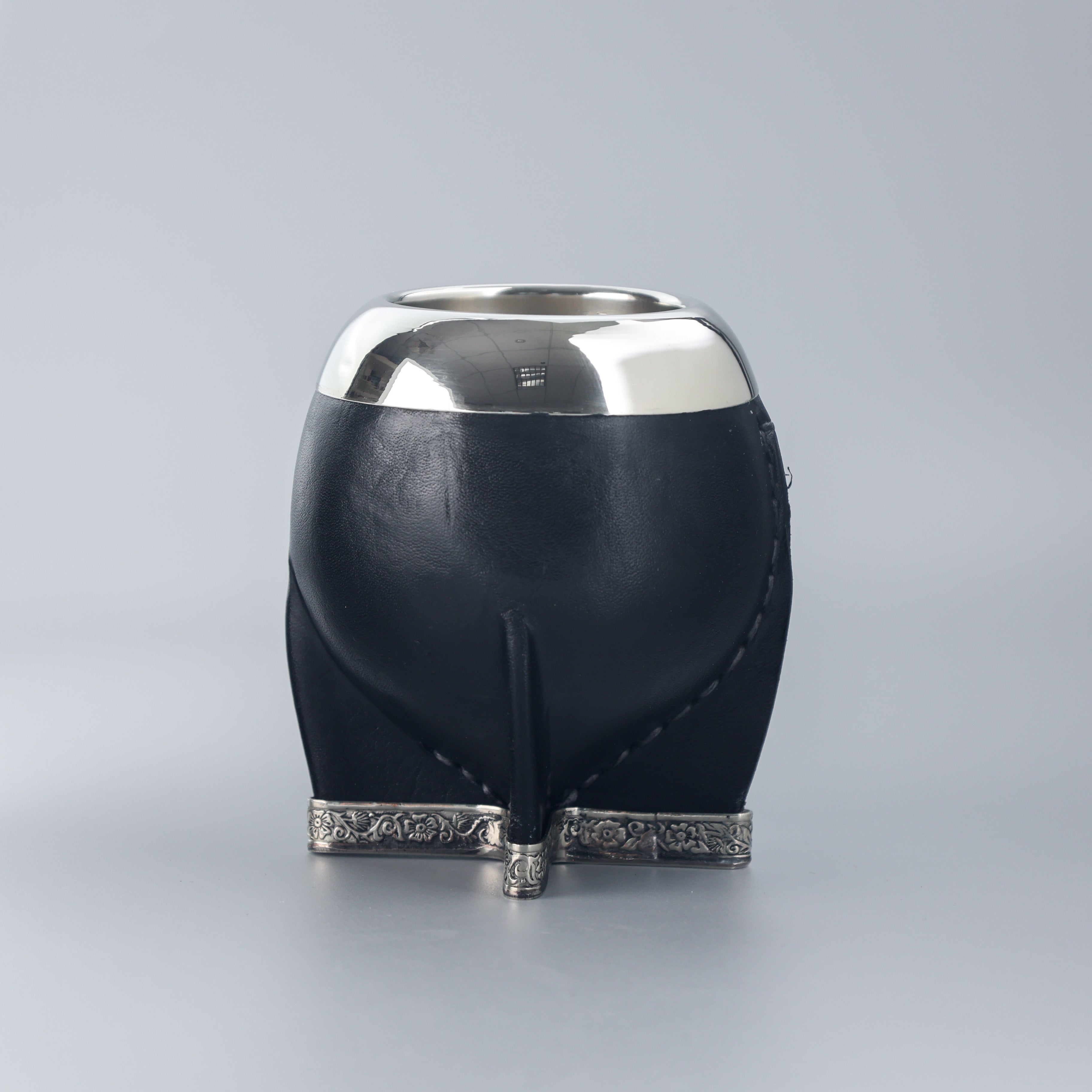 乌拉圭马黛茶杯#399/424葫芦杯精致款鱼雷杯德银雕花杯口杯底